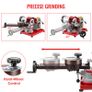 370W Circular Saw Blade Grinder Sharpener 5Inch Wheel Rotary Angle Mill Grinding for Carbide Tipped Saw Wood-Based Panel Image 5