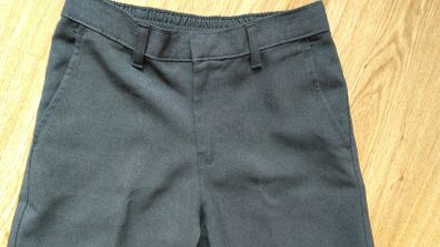 SALE E2  Boys Grey School Trousers. Age 7-8