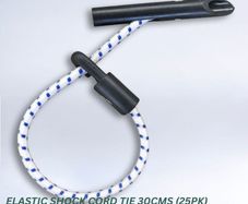 Elastic shock cord tie 30 cm (25 pk )