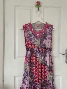 Girls patterned dress