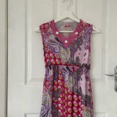 Girls patterned dress