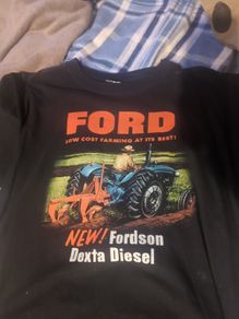 ford dexta tractor tshirt