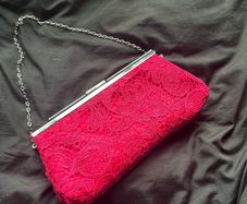 Hot Pink Clutch Bag