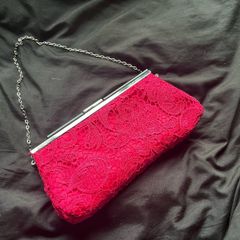 Hot Pink Clutch Bag