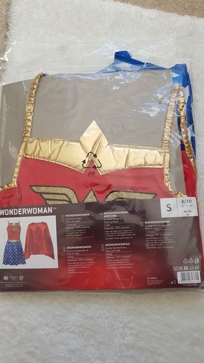 Wonder Woman Fancy Dress Outfit  - Ladies (or older child) - NEW