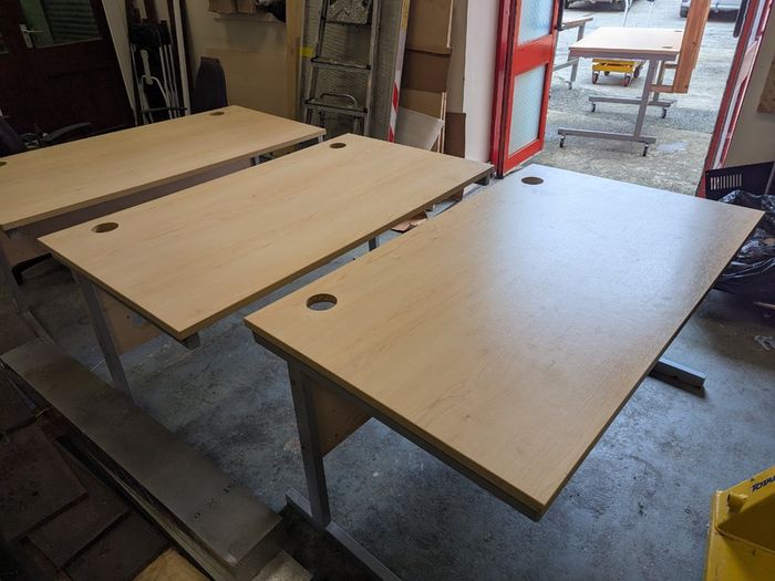 office desk and chairs