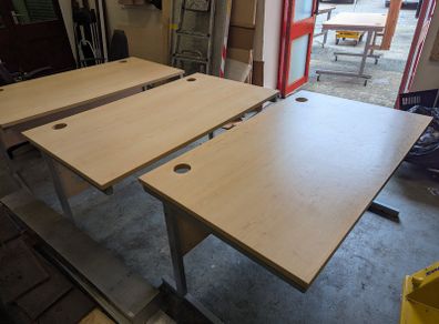 office desk and chairs