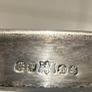Vintage John Grinsell & Son's  cut glass bowl with silver plated rim Image 2
