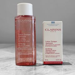 New Clarins Soothing Toning Lotion Set