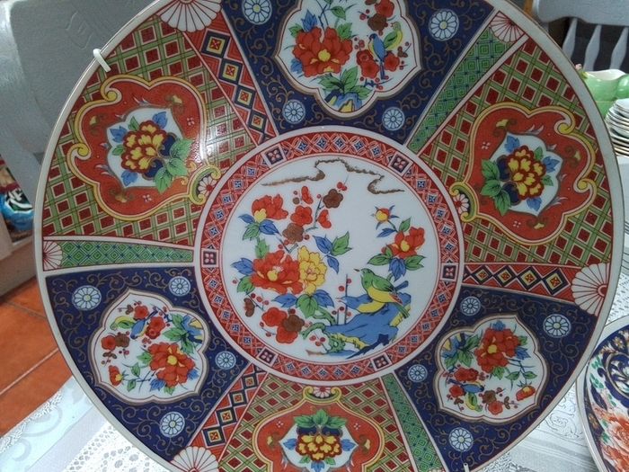 Three Asian Display Plates