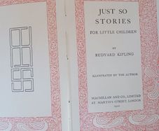 Rudyard Kipling/ Just So Stories/ Macmillans Pocket Library/ 1922