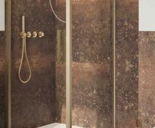 Asura Crosswater infold shower Door & Side panel (new)