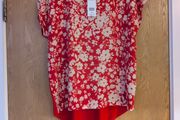 F&amp;F Red Top.  Size 14.  B.N.W.T.