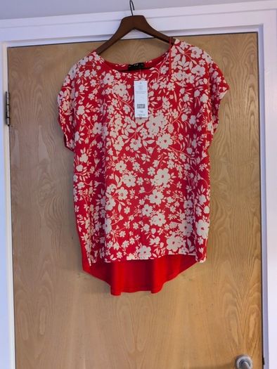 F&F Red Top.  Size 14.  B.N.W.T.