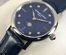 Fredrique Constant  Slimline Moonphase Mother of Pearl Diamonds
