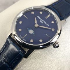 Fredrique Constant  Slimline Moonphase Mother of Pearl Diamonds