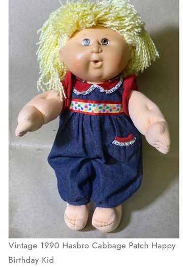 Vintage cabbage doll