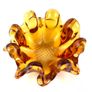 Vintage Chalet Bomboniere Amber glass bowl Image 2
