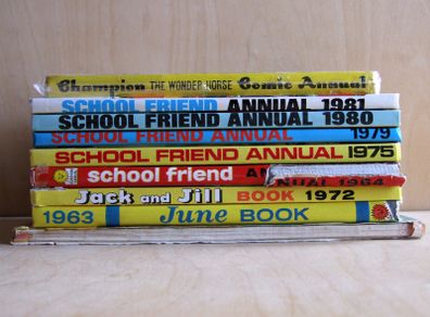 Bundle of old annuals 1950s 60s 70s 80s