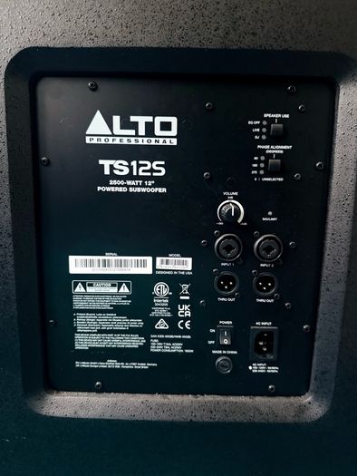 Alto Ts12s Subwoofer