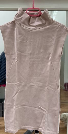 Zara nude bodycon dress