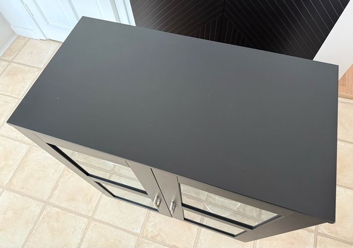 Glass door cabinet