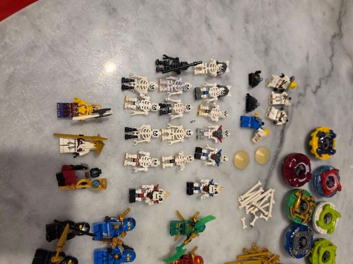 Lego Ninjago Fire Temple and  Mini Fig Collection