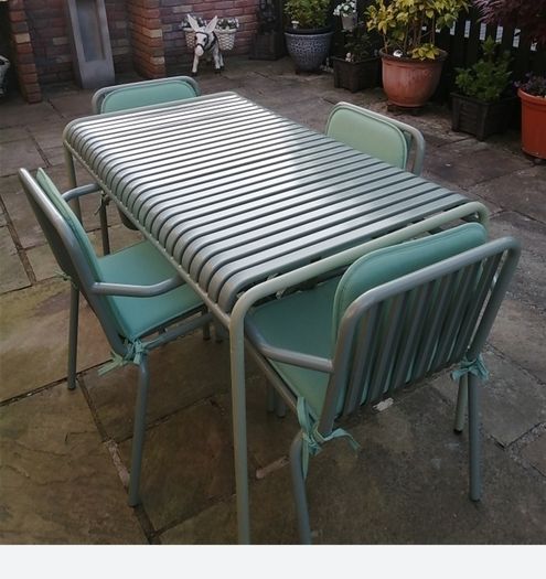 Garden Table and 4 Chairs