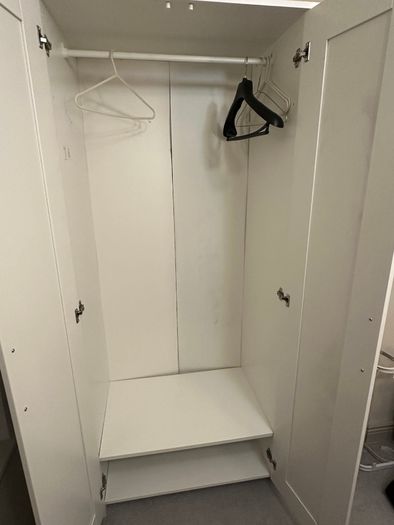 IKEA white wardrobe with full length mirror