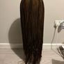 Wig- Brown 30 inches 360 ear to ear frontal knotless braided wig Image 5