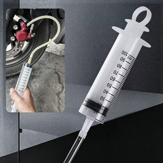 100ml Large Capacity Syringes With 1m Hose Pet Feeding Measuring Pump Hydroponics Nutrient Big Syringe