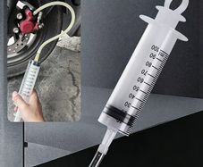 100ml Large Capacity Syringes With 1m Hose Pet Feeding Measuring Pump Hydroponics Nutrient Big Syringe
