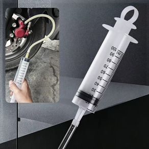 100ml Large Capacity Syringes With 1m Hose Pet Feeding Measuring Pump Hydroponics Nutrient Big Syringe