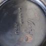 Signed Vichy Sterling Copper Wall Plate Vichy 925 Peruvian Aztec Design Image 5