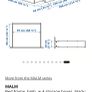 Standard king-size bed frame with 4 storage boxes Image 4