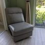 Leather Maza Chaise Sofa | Large | Grey Image 3