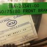 Yamaha V50 V75 V80 Front brake cable Image 2
