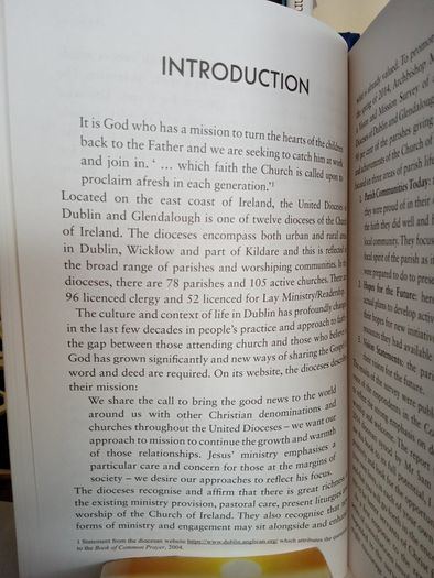 Growing in the Image and Likeness of God: A Review of the Discipleship Project and the Five Marks of Mission in the United Dioceses of Dublin and Glendalough by David Tuohy and Maria Feeney (LP216)