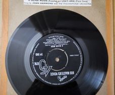 Joan Hammond O Silver Moon Rusalka Lisa's Aria Pique Dame 7 inch Single HMV 7P 243