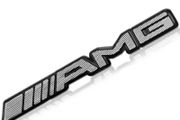 2x Amg Written Emblem Steering Wheel Amg Sticker Badge Amg Speaker Steering Wheel