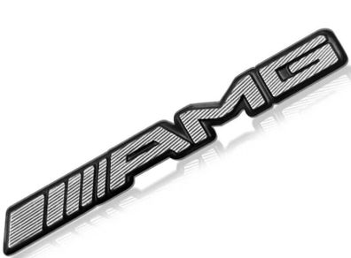 2x Amg Written Emblem Steering Wheel Amg Sticker Badge Amg Speaker Steering Wheel
