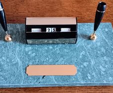 Vintage Marble Art Deco Desk Set