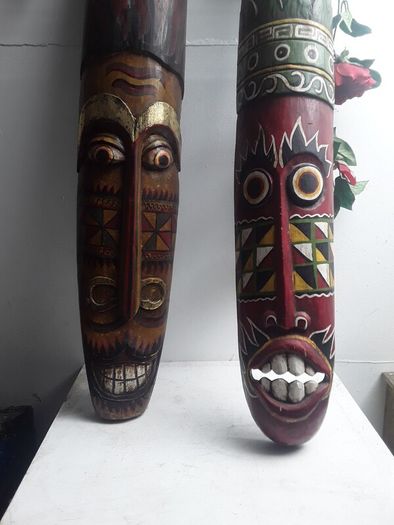 Vintage African tribal masks