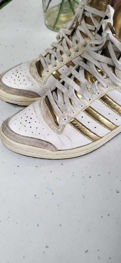 ADIDAS Unisex Sleek Series High Top Trainers Sz 7UK (Fit 6.5-7UK)