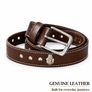 Brown Genuine Leather Stud Belt, Handmade Leather Belt, Vintage Rivet Bel Image 6