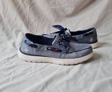 skechers slip ons Goga mat Size 7 eu 40 in excellent condition