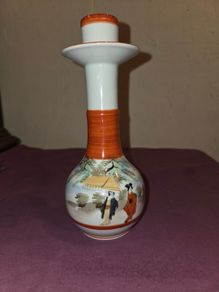 Unique Hand Painted Chinese Candle Holder