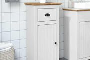 Bathroom Cabinet White and Brown
