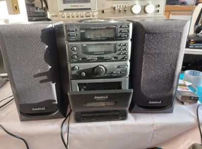 Amstrad Digital Mini HiFi Music System, Model. Micro 1000, Radio, Tape, CD and AUX, all in working order and in very good condition