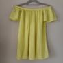 Yellow Open Shoulders Top size 10 Image 4